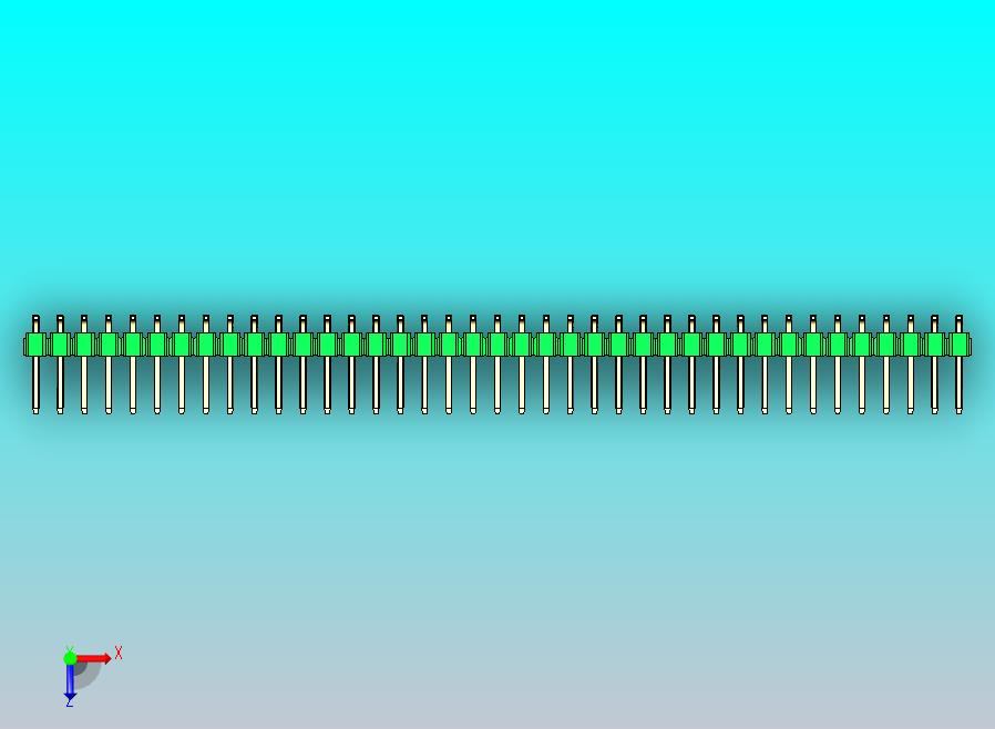 DS1022彩色排针 绿色 78P 100mil SMT类型 版本1.0.zip