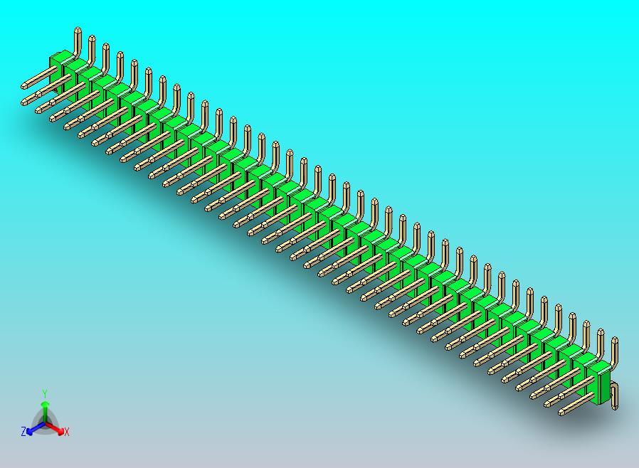 DS1022彩色排针 绿色 78P 100mil SMT类型 版本1.0.zip
