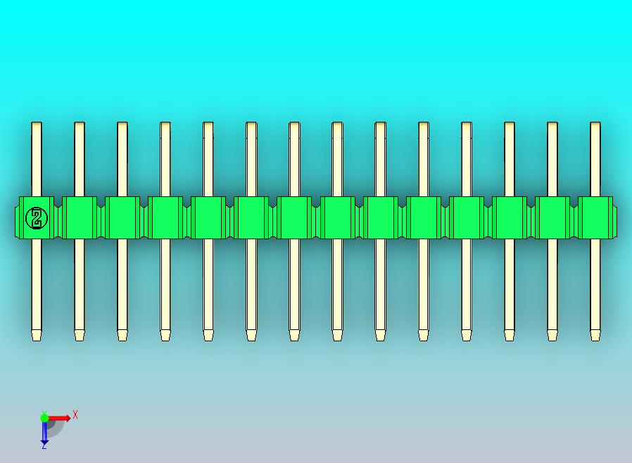 DS1022彩色排针_绿色_2x14p_100mil_类型D_版本1.0.zip