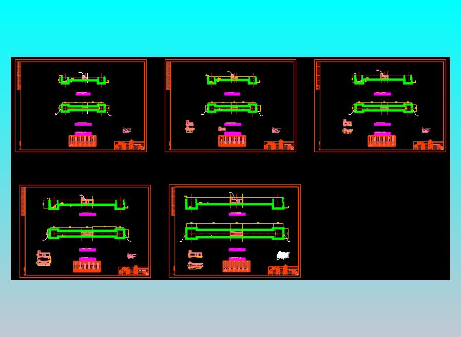 巴歇尔槽设计详图 