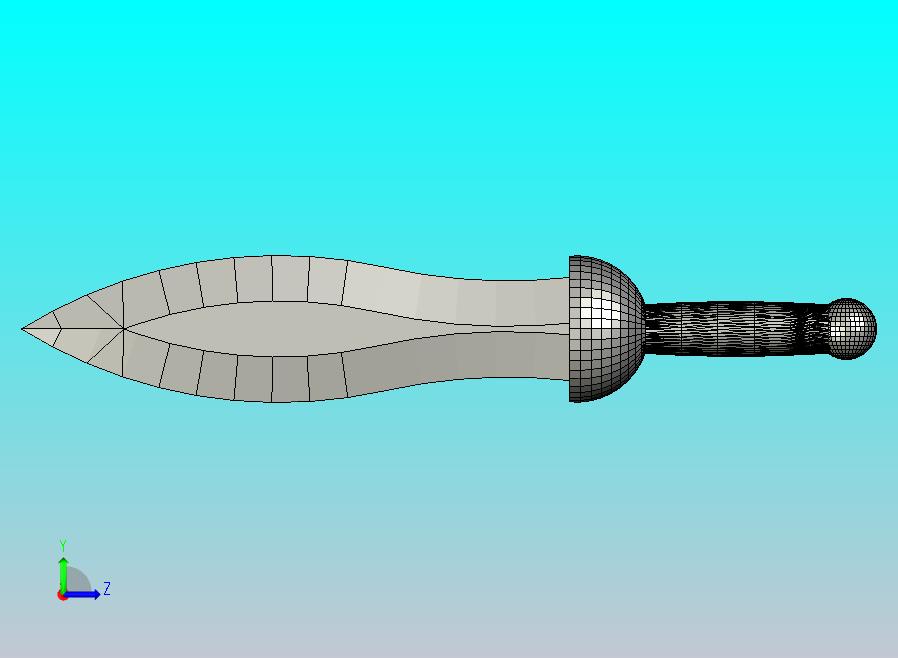 3D打印的罗马剑STL
