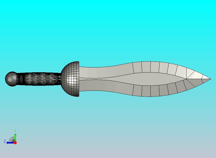 3D打印的罗马剑STL