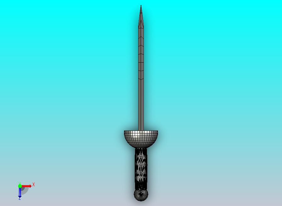 3D打印的罗马剑STL