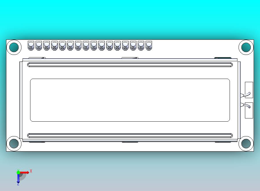 16x2 字符 12C 液晶显示器