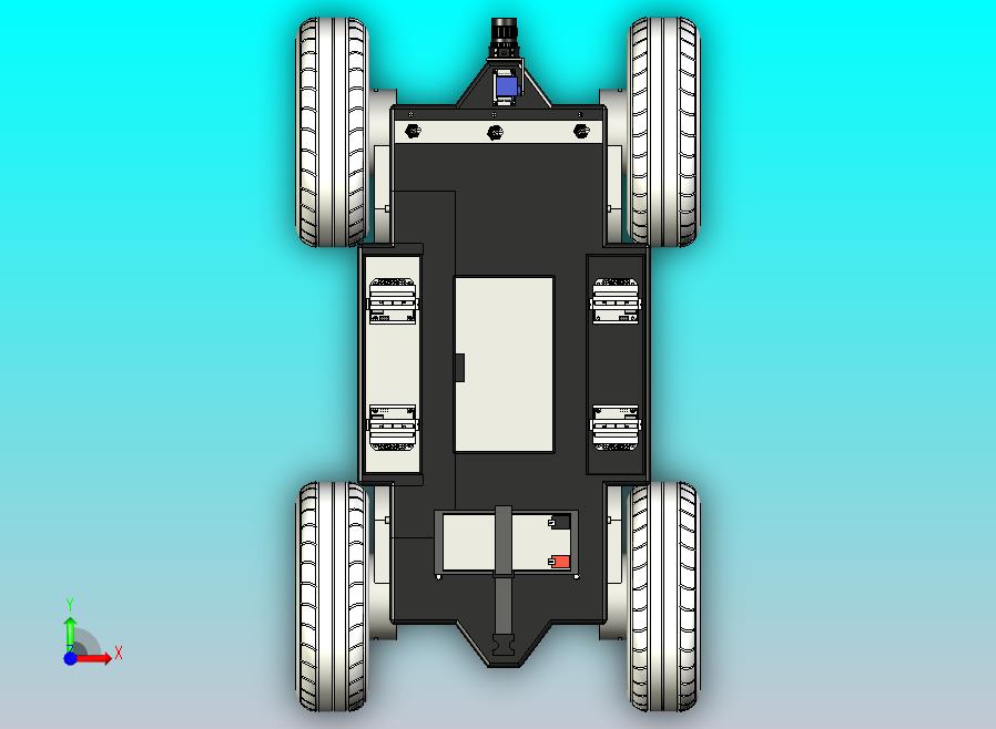 半自动跟踪车辆底盘及总成