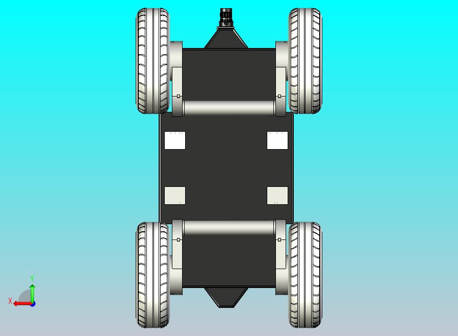 半自动跟踪车辆底盘及总成