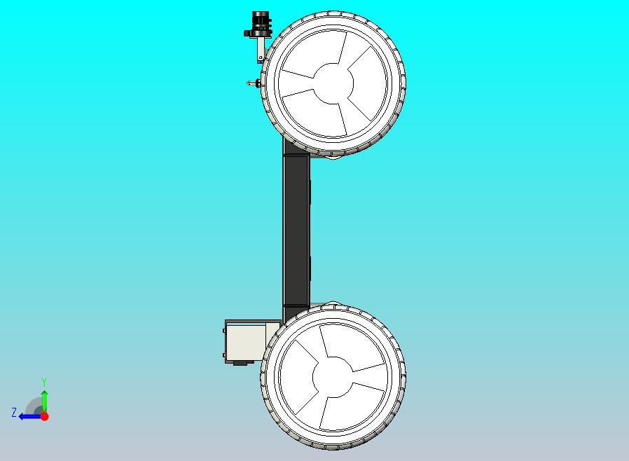 半自动跟踪车辆底盘及总成