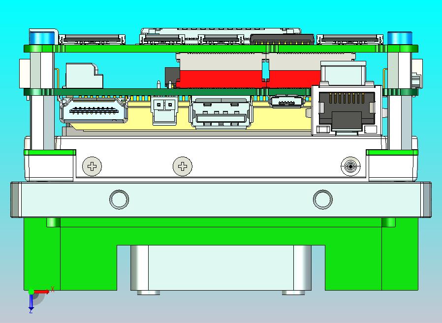 TX2模块带载体板