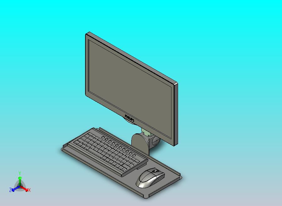 飞利浦显示器及键盘支架套装