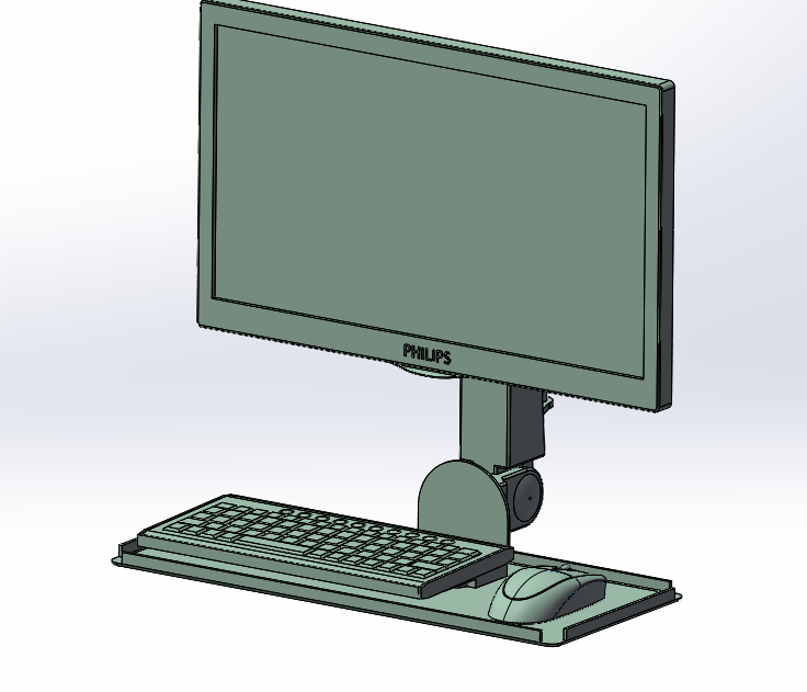 飞利浦显示器及键盘支架套装