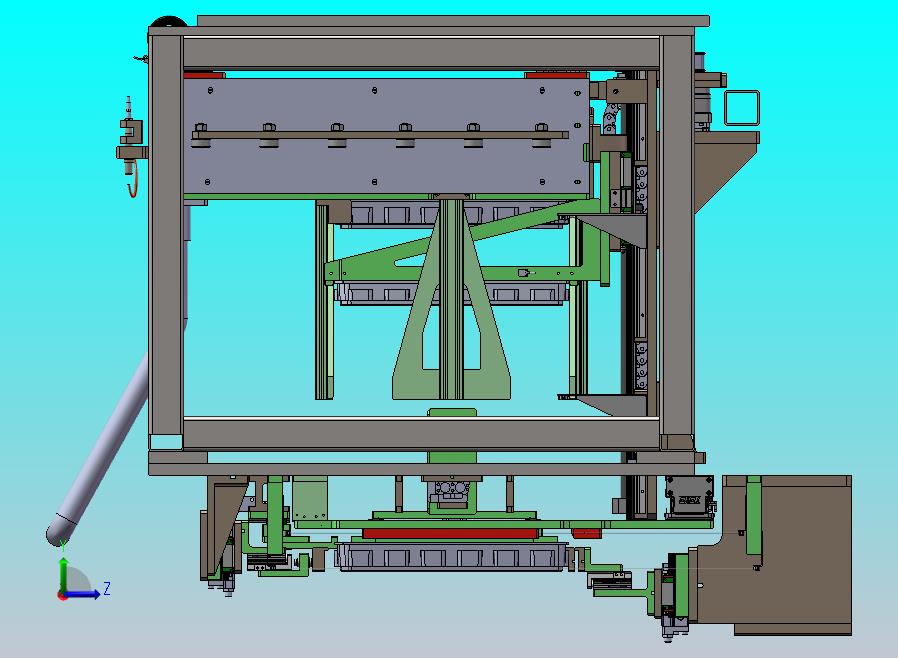 TRAY盘自动上料小车摆盘机构