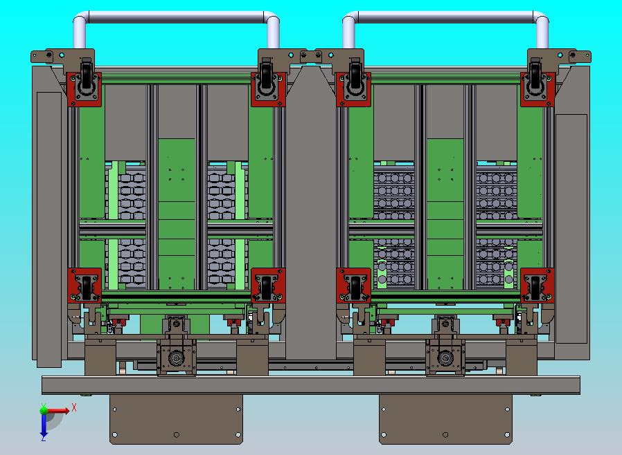 TRAY盘自动上料小车摆盘机构