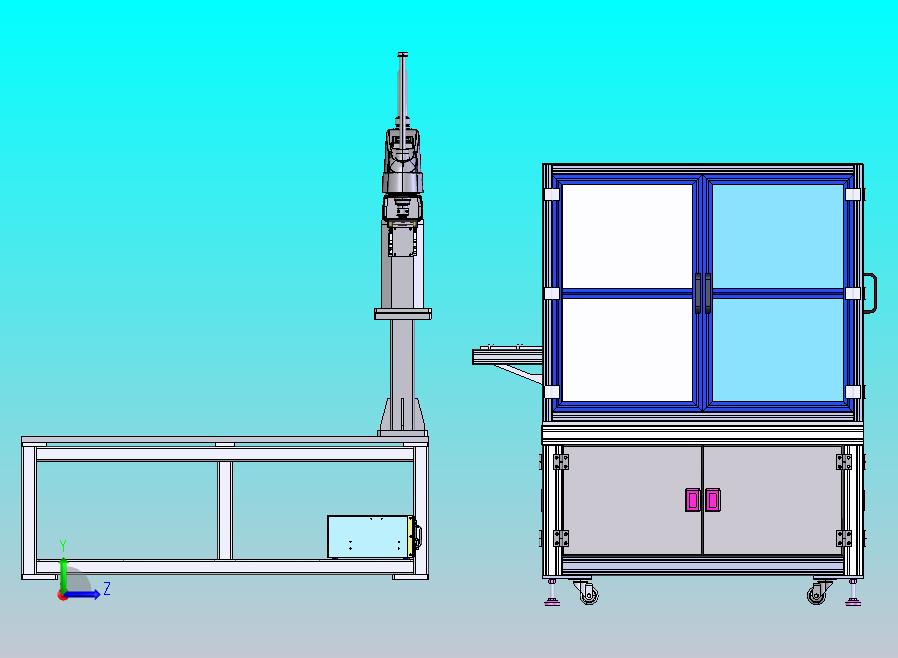 新能源电池电芯贴膜工位