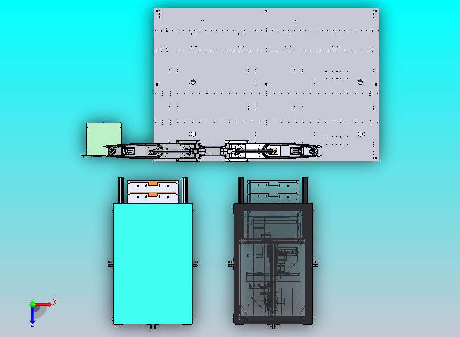 新能源电池电芯贴膜工位