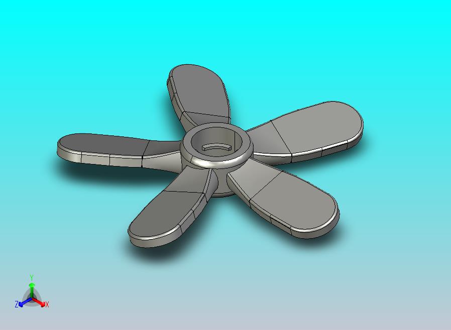 标准Duplo螺旋桨直径2.75英寸（70毫米）