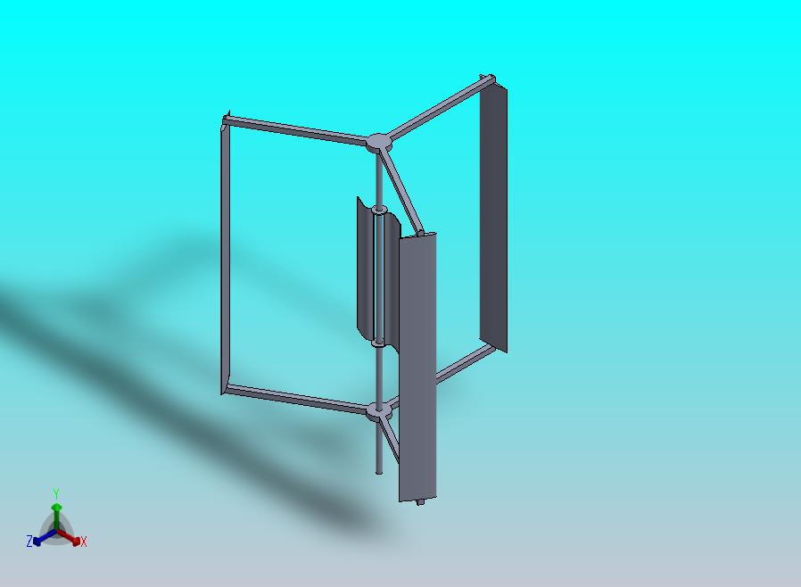 Savonius Darriues混合式风力涡轮机