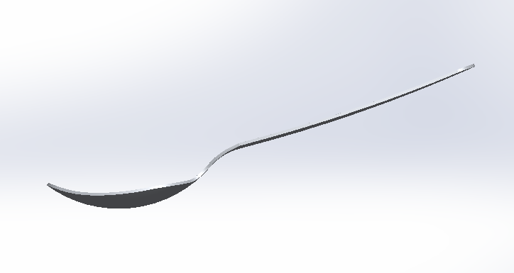 逼真的勺子——高质量的3D模型