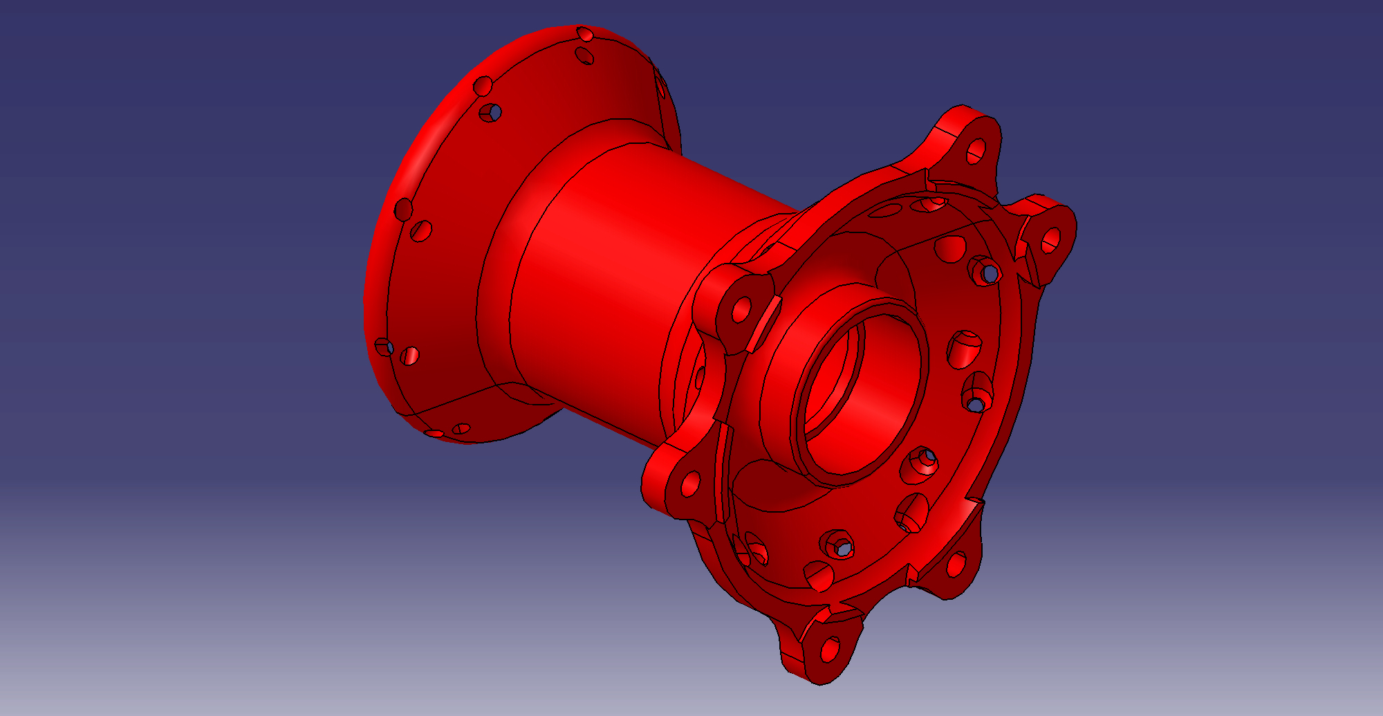 本田CRF轮毂前部