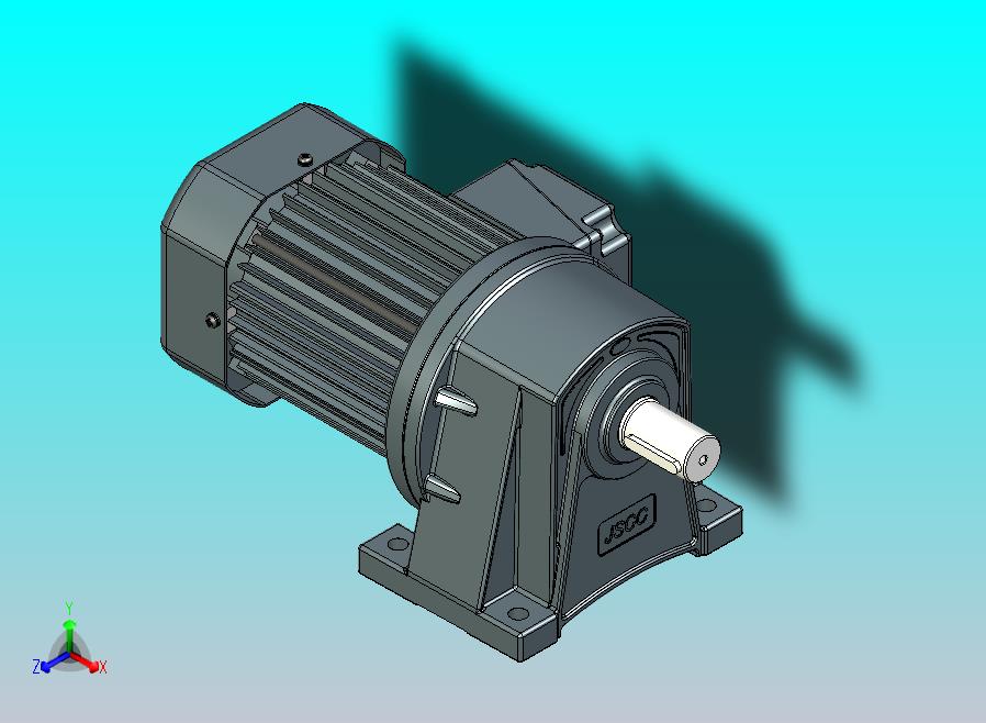 精研卧式标准电机 s370h02-R