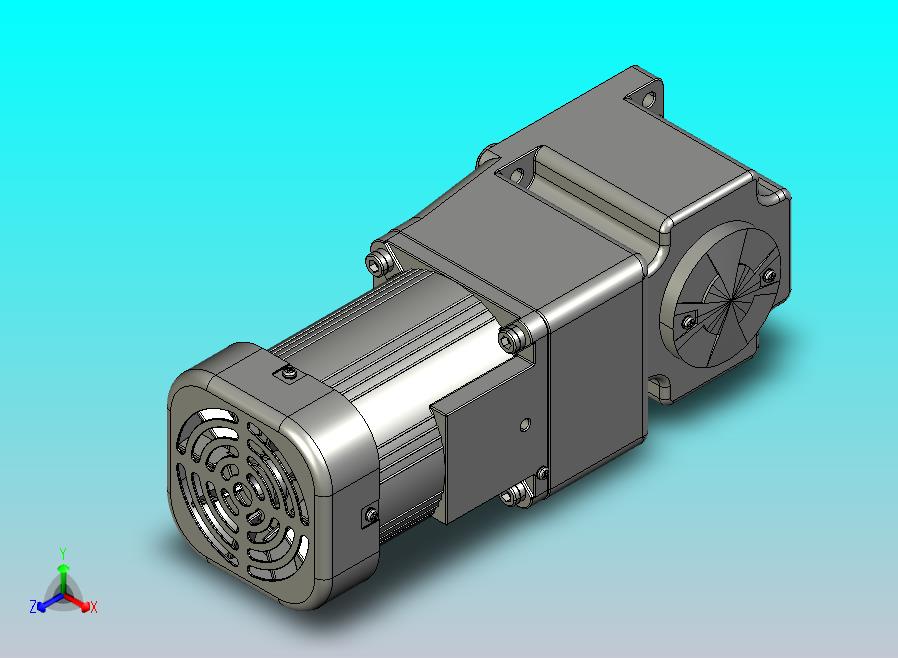 60W减速电机中实