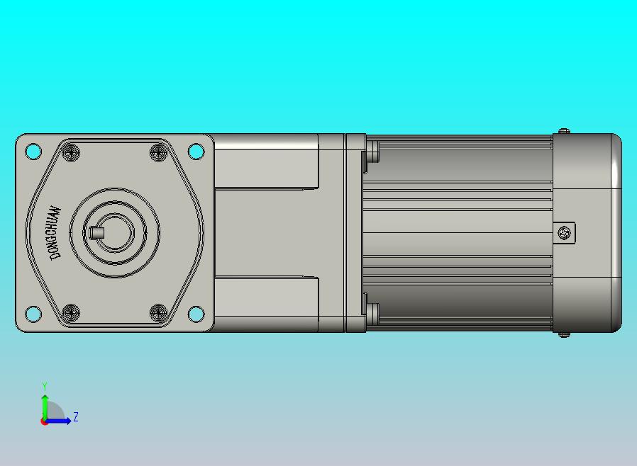 60W减速电机中实