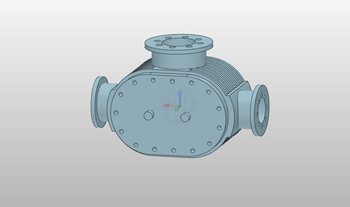 齿轮泵三维装配模型