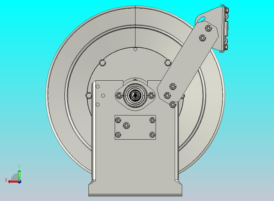 卷管器，轮座。绕线器