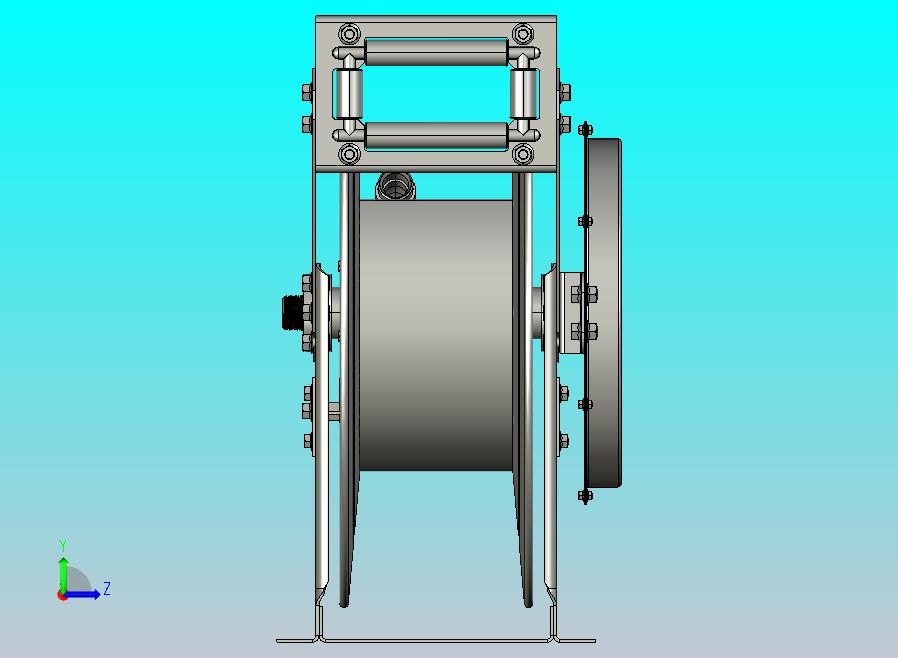 卷管器，轮座。绕线器