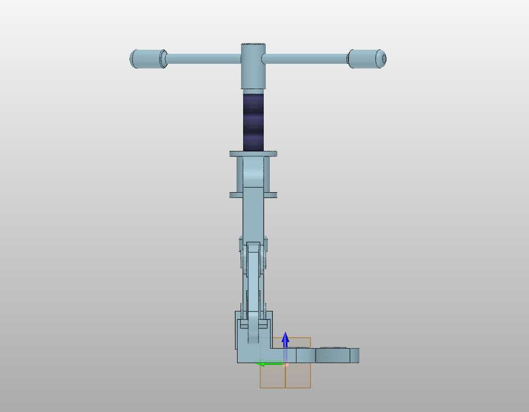 虎钳三维装配模型