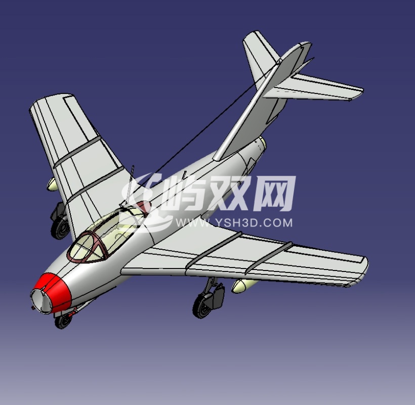红头米格15英雄战机