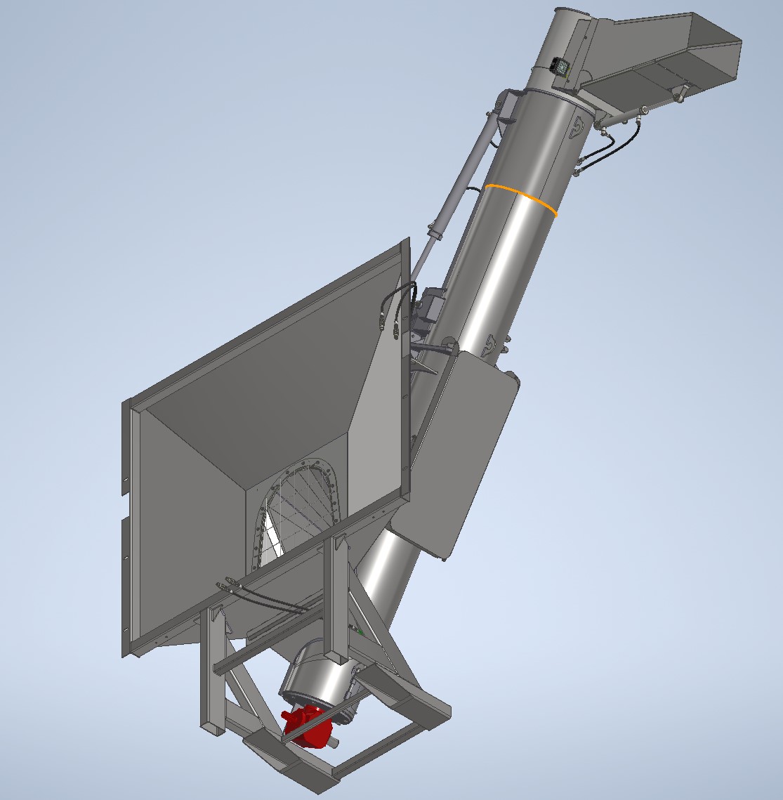 谷物卸载装置结构