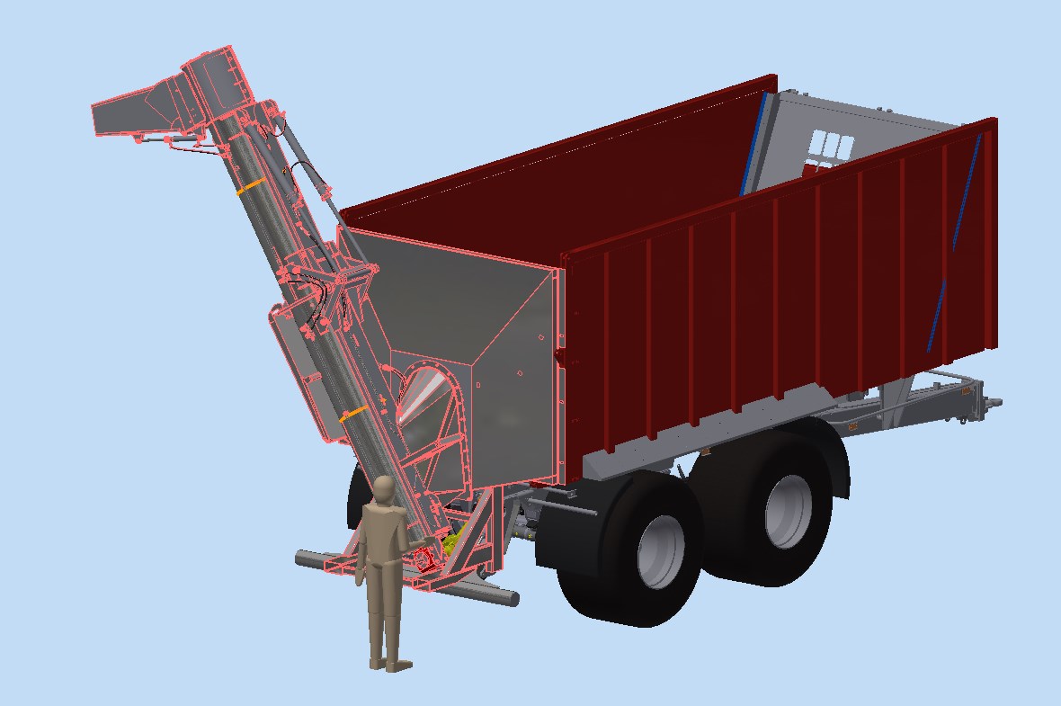 谷物卸载装置结构