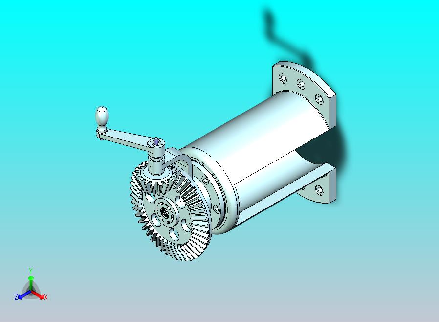 起重机三维装配模型