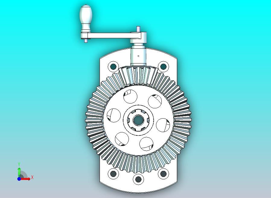 起重机三维装配模型