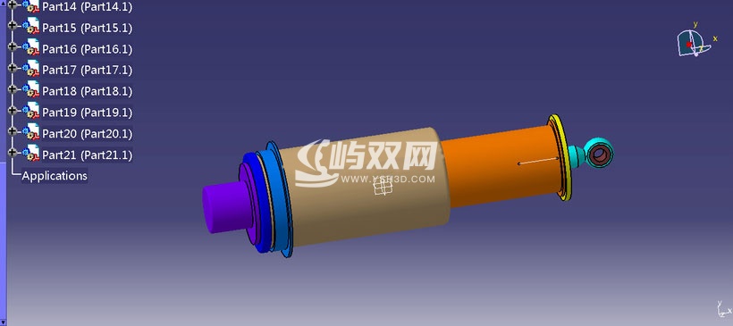 空气弹簧减振器