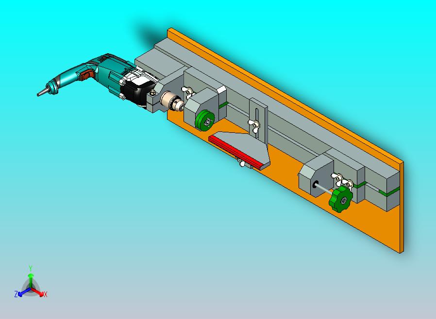 手工制作电钻动力木工车床