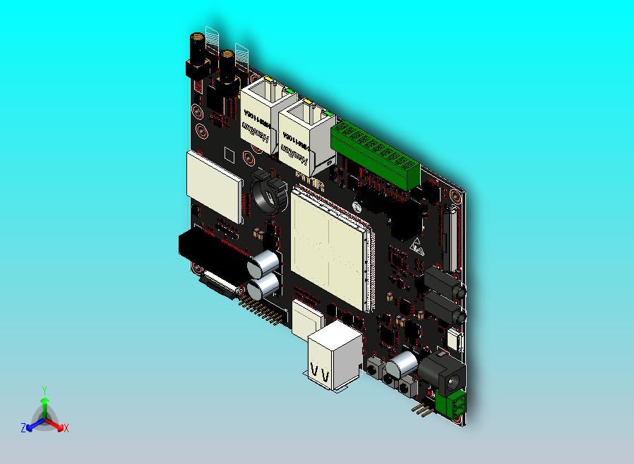 采用NXP Y6ULL cpu的开发套件板