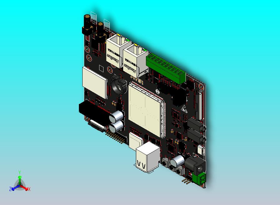 采用NXP Y6ULL cpu的开发套件板