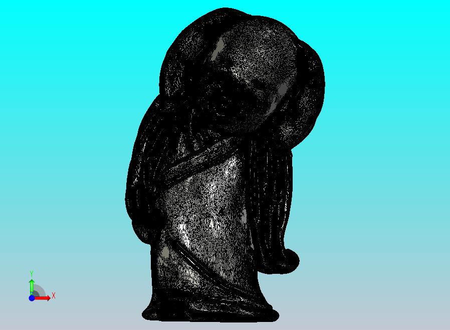 小和尚双手举起