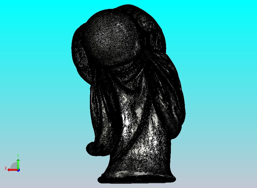 小和尚双手举起