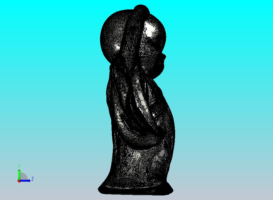 小和尚双手举起