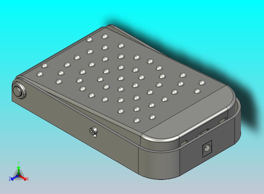 3D打印可操作脚踏板