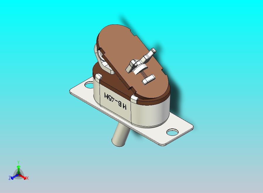 B45M型拨动开关用于切换电压27V、电流20A、功率540W的直流信号和控制电路