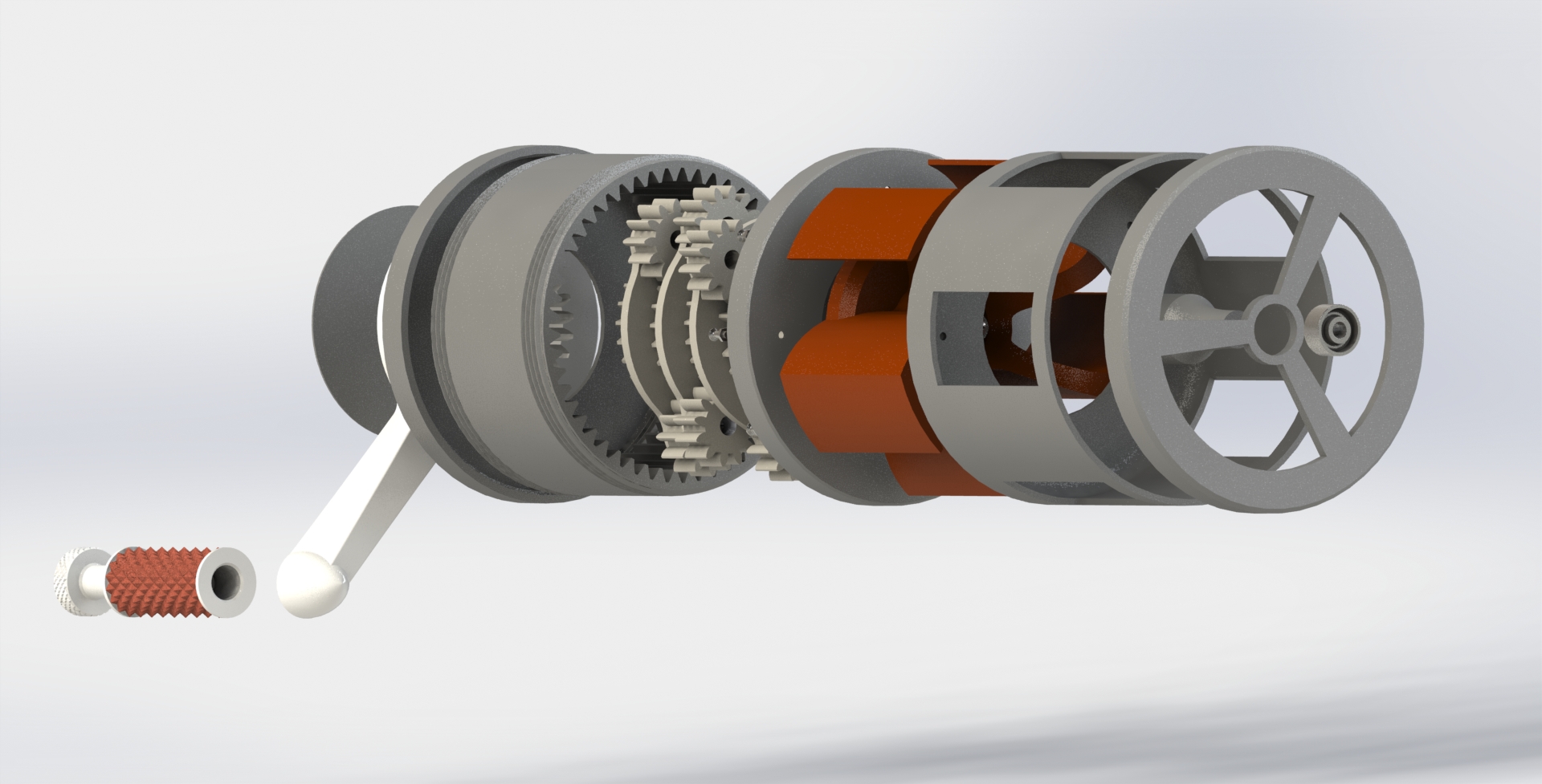 行星齿轮箱手动警报器