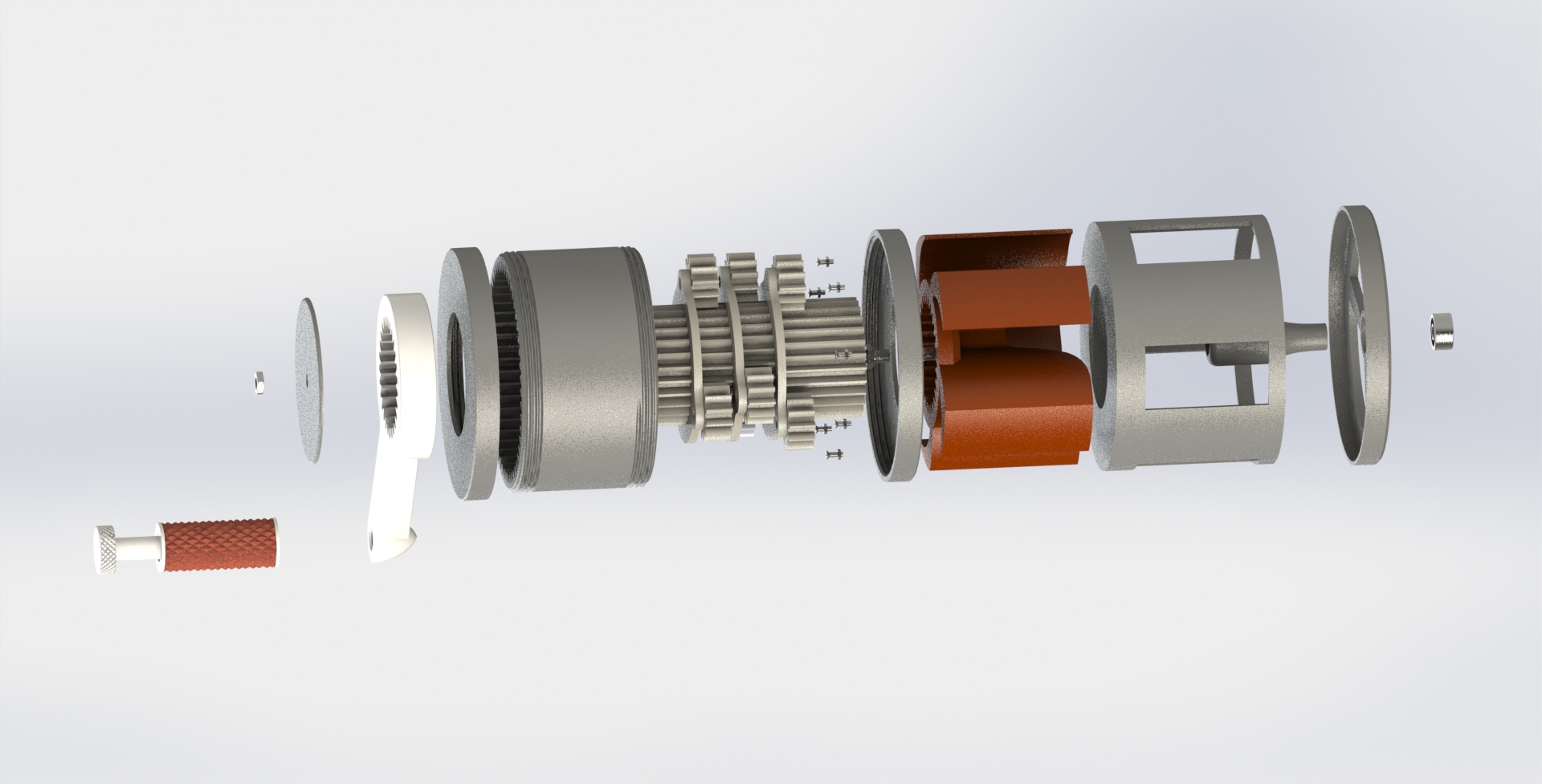 行星齿轮箱手动警报器