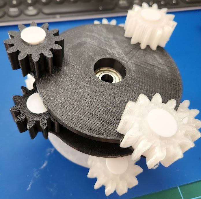 行星齿轮箱手动警报器