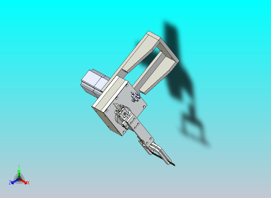 伺服齿轮翻转180°机构