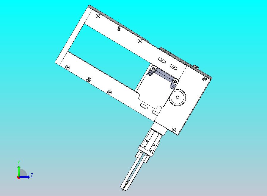 伺服齿轮翻转180°机构