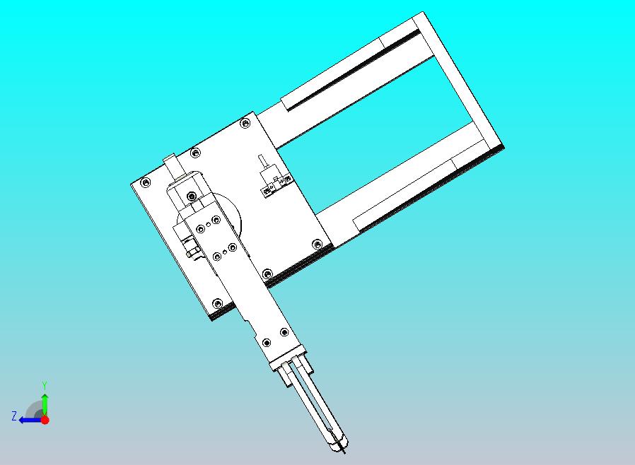 伺服齿轮翻转180°机构