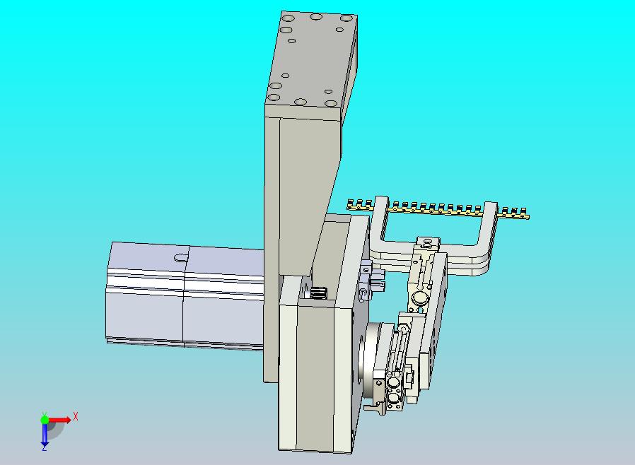 伺服齿轮翻转180°机构